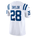 Jonathan Taylor Indianapolis Colts Nike Youth Vapor F.U.S.E. Limited Jersey - White/Blue/Royal