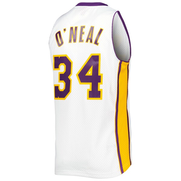 Shaquille O'Neal Los Angeles Lakers  2001/02 Hardwood Classics Swingman Jersey - White