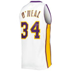 Shaquille O'Neal Los Angeles Lakers  2001/02 Hardwood Classics Swingman Jersey - White