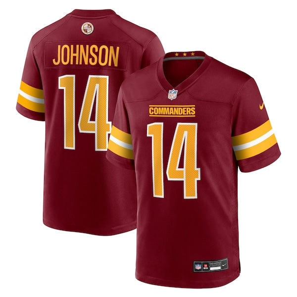 Josh Johnson Washington Commanders Nike Team Game Jersey -  Burgundy