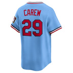 Rod Carew Minnesota Twins Nike Throwback Cooperstown Collection Limited Jersey - Light Blue