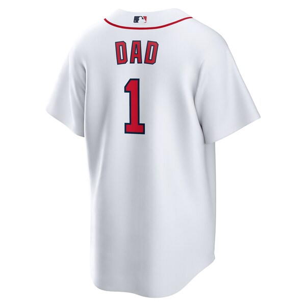 Boston Red Sox Nike #1 Dad Home Replica Jersey - White