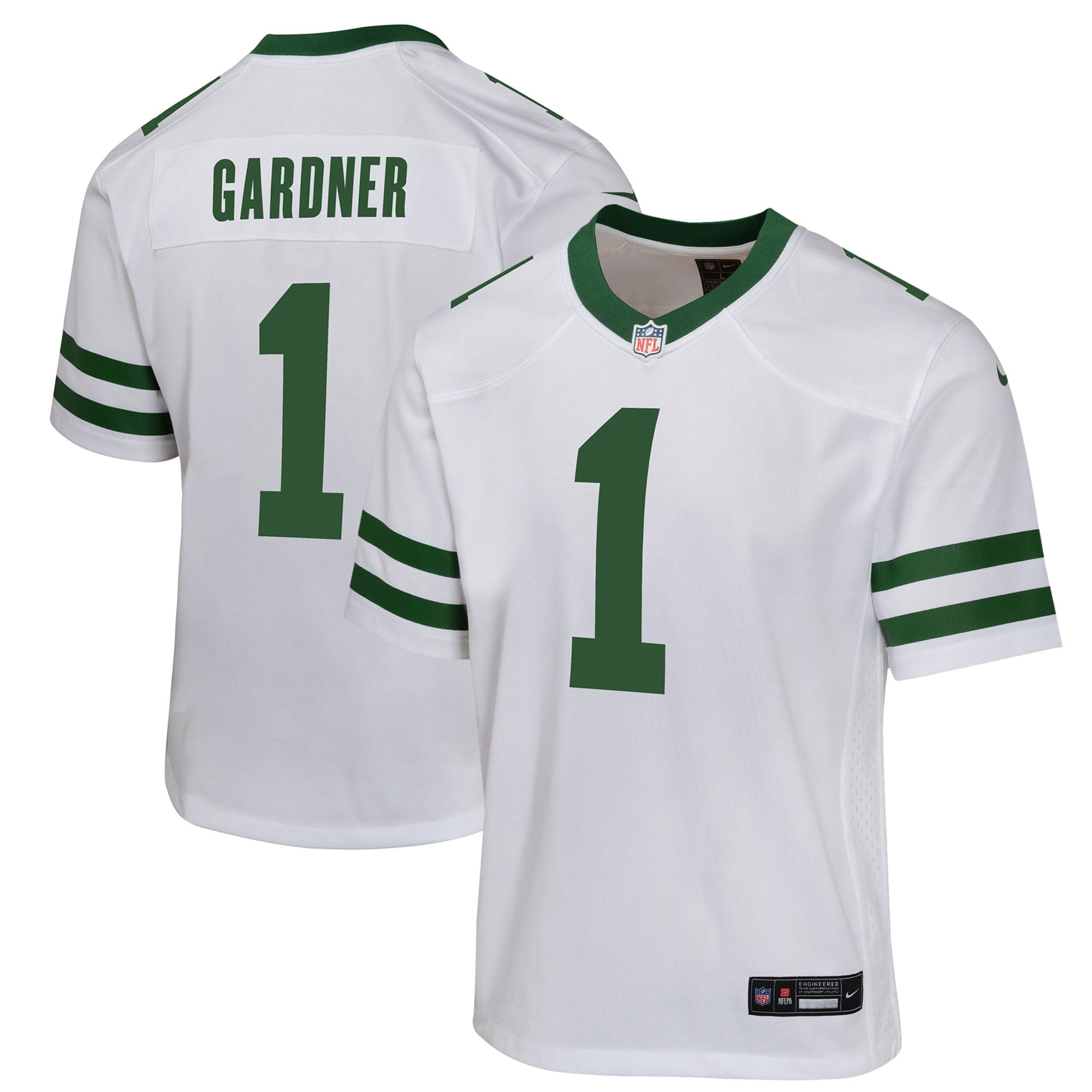 Ahmad Sauce Gardner New York Jets Nike Youth Alternate Game Jersey - Legacy Black/Green/White
