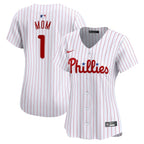 Philadelphia Phillies Nike Women's #1 Mom Home Limited Jersey - White