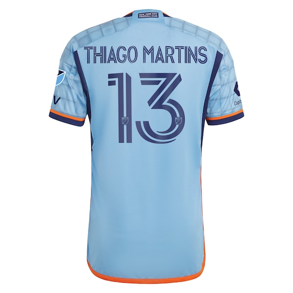 Thiago Martins New York City FC adidas 2024 The Interboro Kit Authentic Player Jersey - Sky Blue