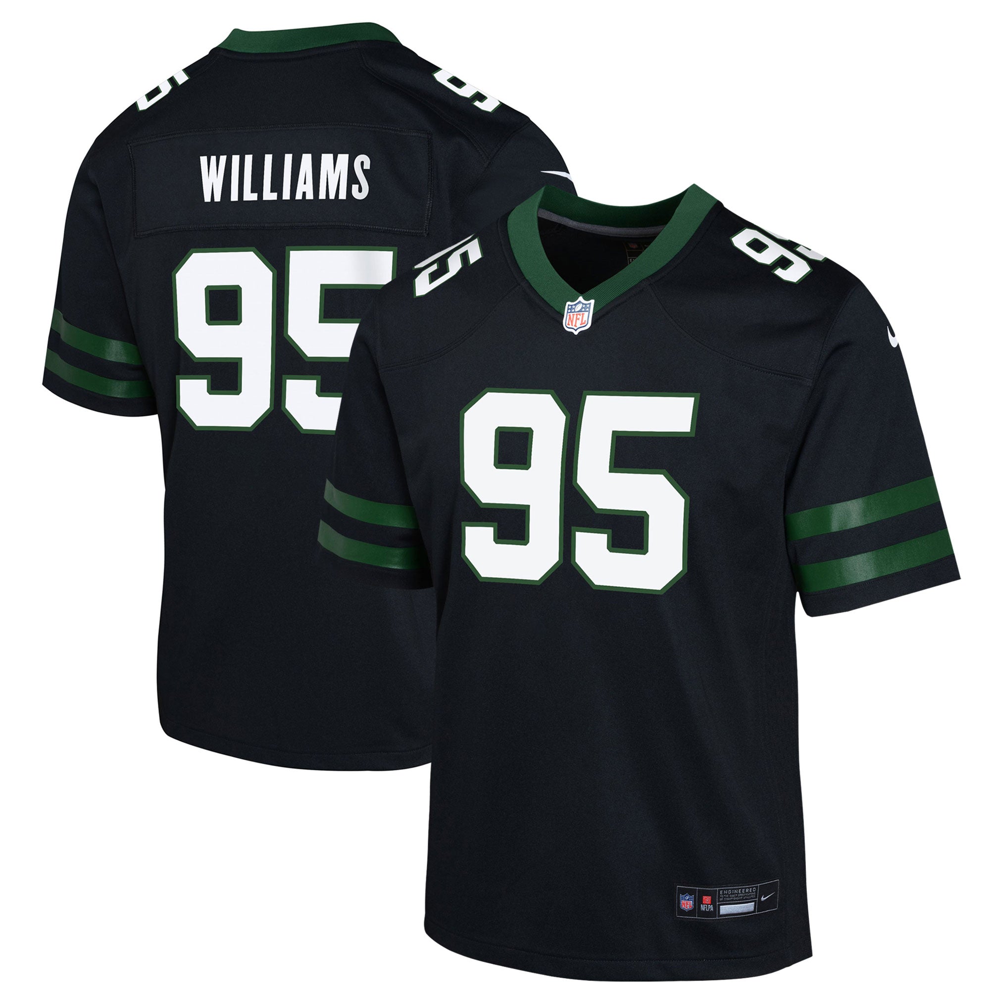 Quinnen Williams New York Jets Nike Youth Game Jersey - Legacy Green/Black