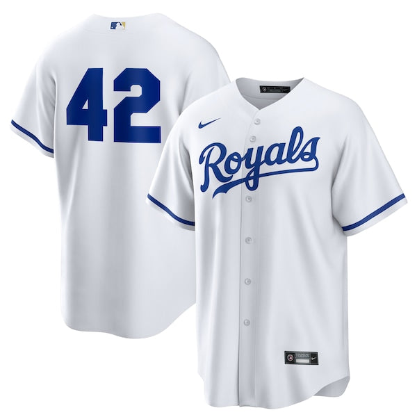 Kansas City Royals Nike Home  2025 Jackie Robinson Day Replica Jersey - White