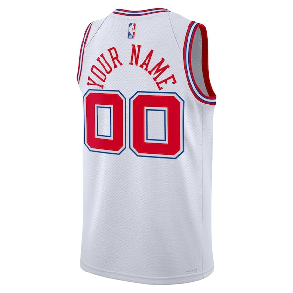 Houston Rockets Nike Unisex 2023/24 Custom Swingman Jersey - White - City Edition