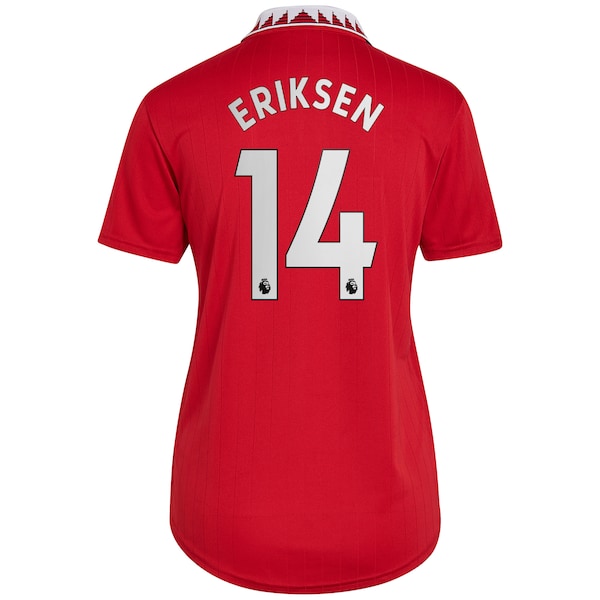 Christian Eriksen Manchester United adidas Women's 2022/23 Home Replica Player Jersey - Red
