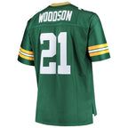 Charles Woodson Green Bay Packers Big & Tall 2010 Retired Player Replica Jersey - Green
