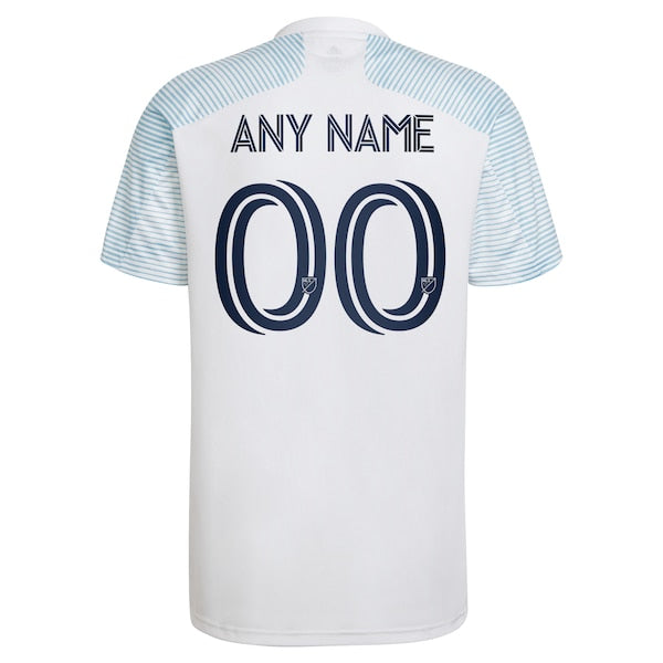 Chicago Fire adidas 2022 Lakefront Kit Replica Custom Jersey - White