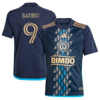 Tai Baribo Philadelphia Union adidas Youth 2024 The XV Kit Replica Player Jersey - Navy