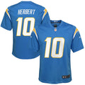 Justin Herbert Los Angeles Chargers Nike Youth Game Jersey - Powder Blue/Navy/Royal/White