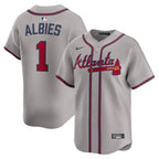 Ozzie Albies Atlanta Braves Nike Road Limited Player Jersey - Gray