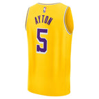 Deandre Ayton Los Angeles Lakers  Fast Break Replica Player Jersey - Icon Edition - Gold