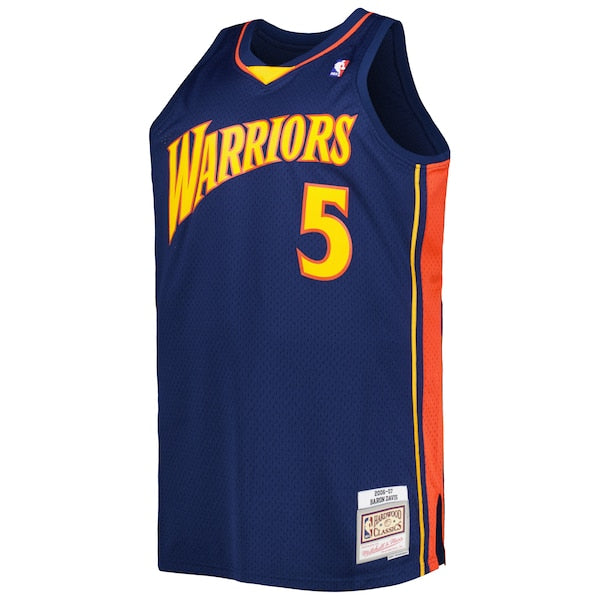 Baron Davis Golden State Warriors Big & Tall Hardwood Classics 2006/07 Swingman Jersey - Navy