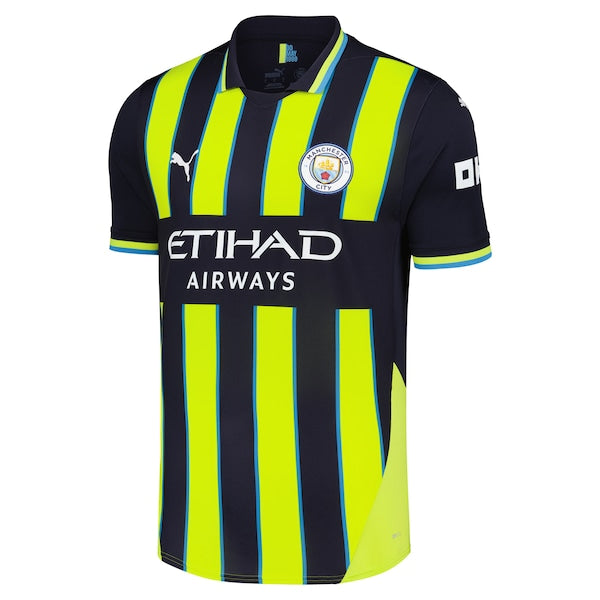Kevin De Bruyne Manchester City Puma 2024/25 Away Replica Player Jersey - Navy