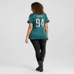 Byron Young Philadelphia Eagles Nike Women's Team Game Jersey - Midnight Green
