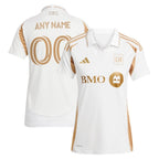 LAFC adidas Women's 2025 Secondary Replica Custom Jersey - White