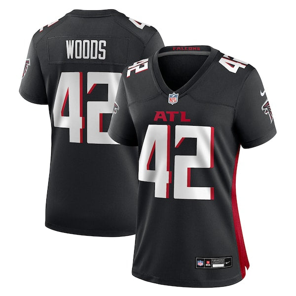 Josh Woods Atlanta Falcons Nike Women's Team Game Jersey -  Black