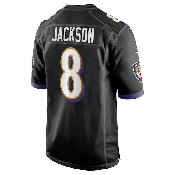 Lamar Jackson Baltimore Ravens Nike Alternate Game Jersey -  Black