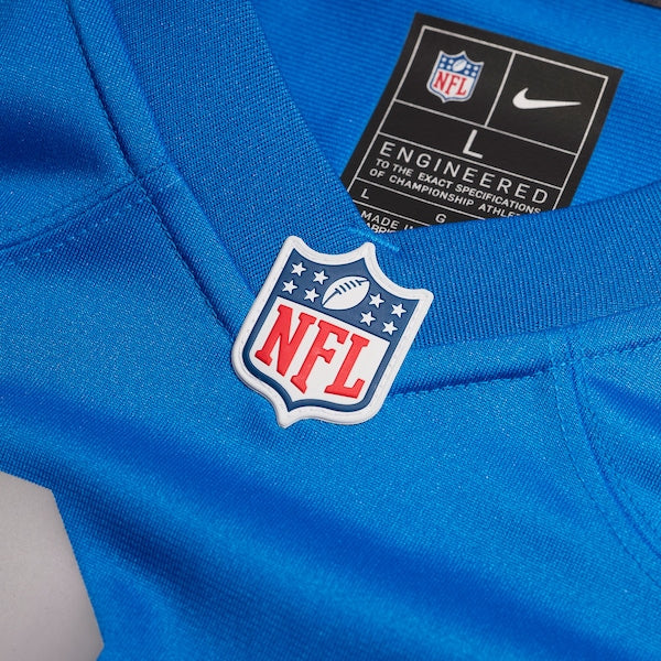Alex Anzalone Detroit Lions Nike Alternate Game Jersey -  Blue