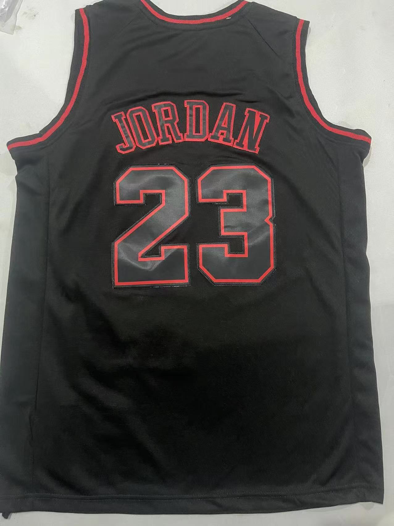 Michael Jordan Chicago Bulls Jordan Throwback Jersey - Black