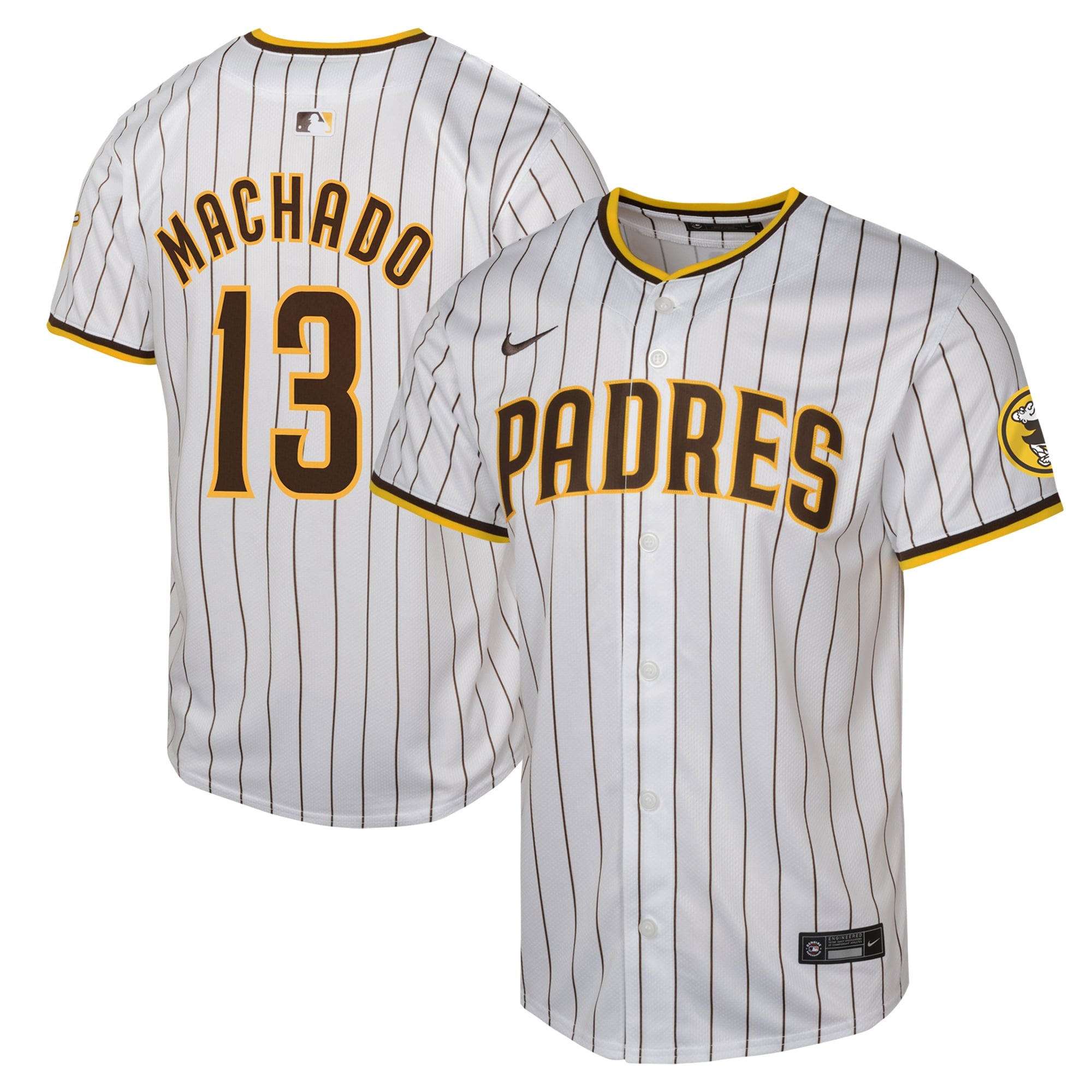 Manny Machado San Diego Padres Nike Youth Alternate Limited Player Jersey - Sand/White