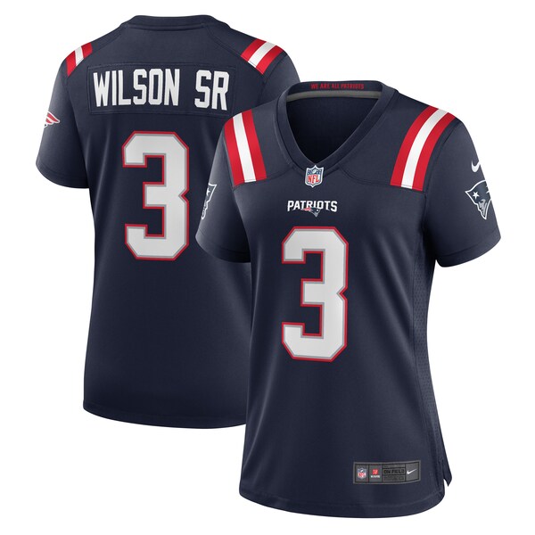 Mack Wilson New England Patriots Nike Women's Team Game Jersey -  Navy