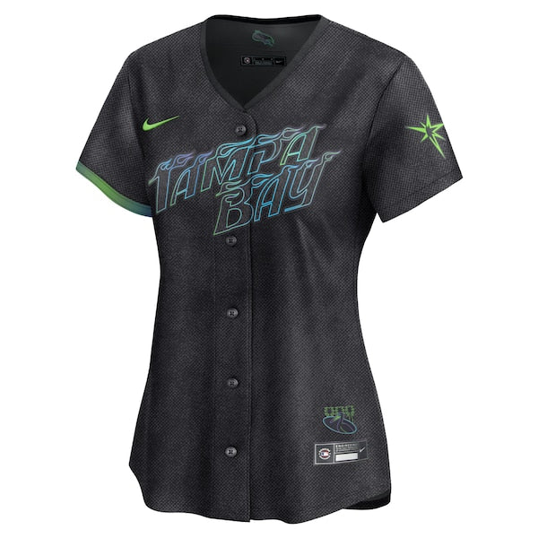 Randy Arozarena Tampa Bay Rays Nike Women's 2024 City Connect Limited Player Jersey - Charcoal