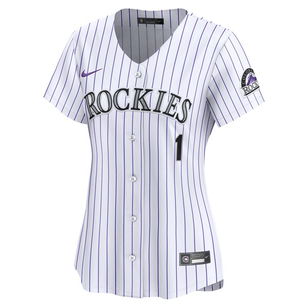 Colorado Rockies Nike Women's #1 Mom Home Limited Jersey - White