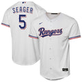 Corey Seager Texas Rangers Nike Youth Home Replica Player Jersey - White