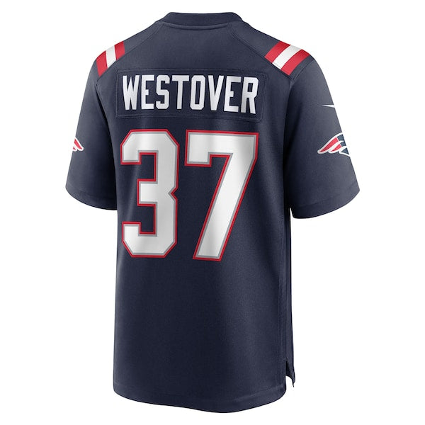 Jack Westover New England Patriots Nike Team Game Jersey -  Navy