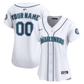 Women's Seattle Mariners Nike White Home Limited Custom Jersey