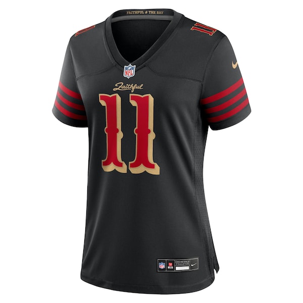 Brandon Aiyuk San Francisco 49ers Nike Women's 2025 Rivalries Collection Game Jersey - Black