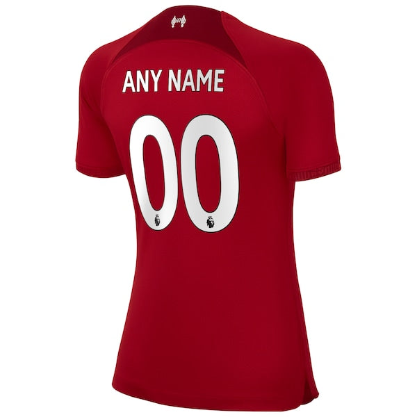 Liverpool Nike Women's 2022/23 Home Replica Custom Jersey - Red