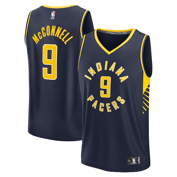 T.J. McConnell Indiana Pacers  Youth Fast Break Replica Player Jersey - Icon Edition - Navy