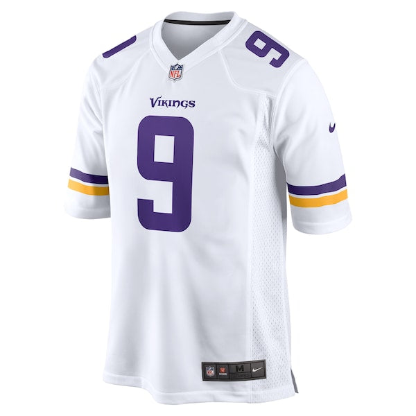 J.J. McCarthy Minnesota Vikings Nike Game Jersey -  White/Purple