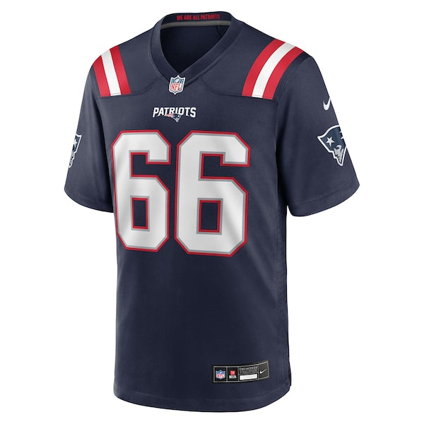 Will Campbell New England Patriots Nike 2025 NFL Draft First Round Pick Game Jersey - Navy