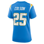 Junior Colson Los Angeles Chargers Nike Women's  Game Jersey -  Powder Blue