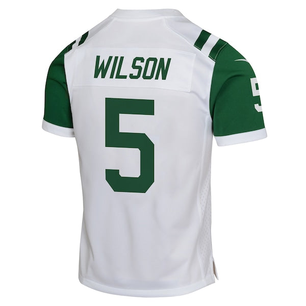 Garrett Wilson New York Jets Nike Youth Classic Alternate Game Jersey - White