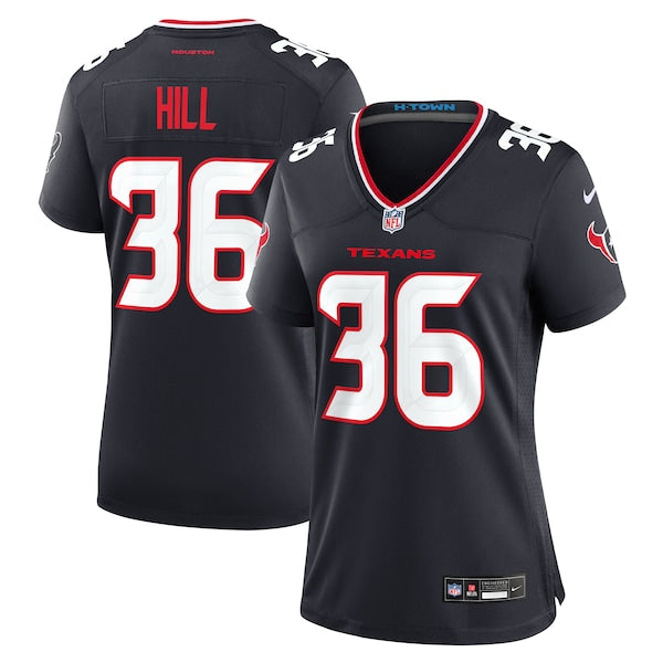 Brandon Hill Houston Texans Nike Women's Team Game Jersey -  Navy