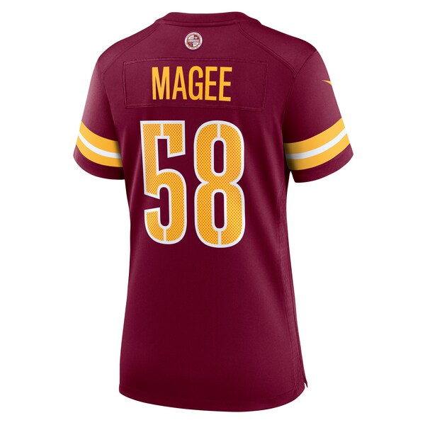 Jordan Magee Washington Commanders Nike Women's  Game Jersey -  Burgundy