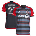 Jonathan Osorio Toronto FC adidas 2024 Club Kit Authentic Player Jersey - Gray