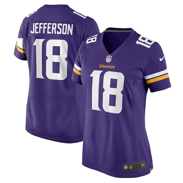 Justin Jefferson Minnesota Vikings Nike Women's  Game Jersey -  Purple