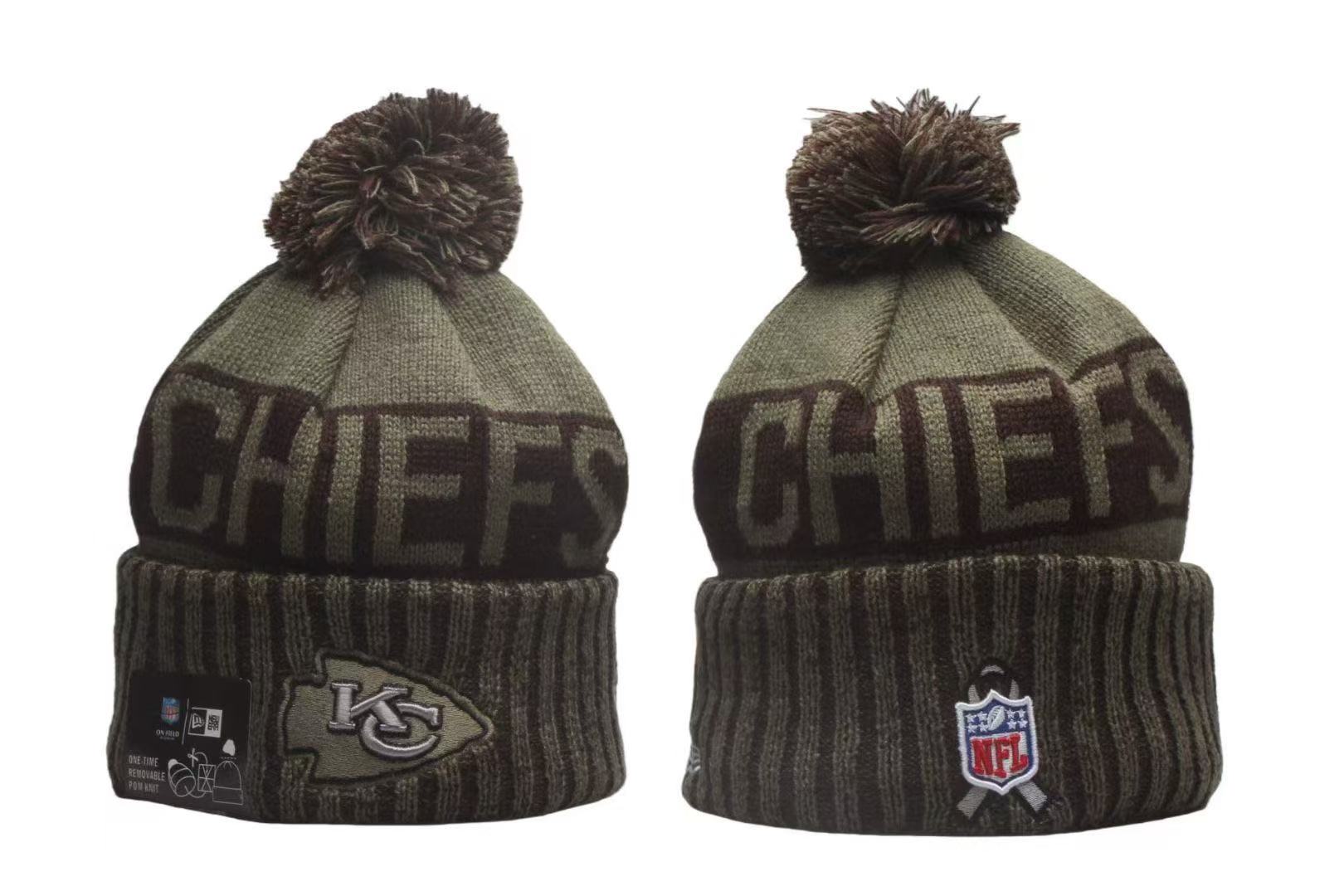 KANSAS CITY CHIEFS SALUTE TO SERVICE  KNIT HAT