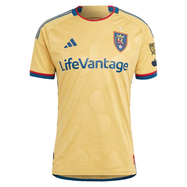 Jefferson Savarino Real Salt Lake adidas 2024 The Beehive State Kit Authentic Player Jersey - Gold