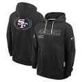 San Francisco 49ers Nike 2025 NFL Crucial Catch Sideline Standard Issue Dri-FIT Hoodie - Black