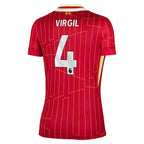 Virgil van Dijk Liverpool Nike Women's 2024/25 Home Replica Player Jersey – Red
