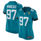 Henry Mondeaux Jacksonville Jaguars Nike Women's  Game Jersey -  Teal